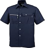 CUC 半袖シャツ 紺 Mサイズ 3004