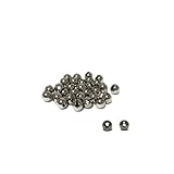 タングステンビーズ スリット型 ガンメタリックカラー 2.0ｍｍ～6.4ｍｍ （40個～10個入り） (4.6ｍｍ)