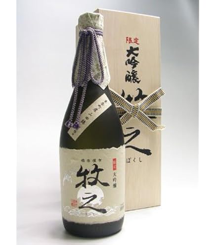 Amazon.co.jp: 鶴齢 「牧之」 限定大吟醸 1800ml : 食品・飲料・お酒