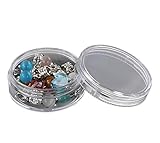 Housweetyシンプルジュエリー＆小物ストレージボックス アクセサリー収納ケース プラスチックビーズケース 8点セット