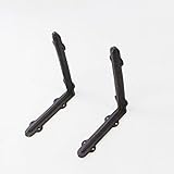 2個セット アイアンブラケット kjj01602 Lサイズ ダークブラウン