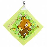 ループタオル 男の子 女の子 子供 タオル ハンドタオル グリーン F