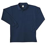 SOWA(ソーワ) 長袖ポロシャツ ネイビー Sサイズ 0090