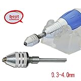 ミニ電気ドリル チャック コンバータ電気研削0.3-4 ミリメートル彫刻機変換ドリル チャック 2.35 ミリメートル連結軸