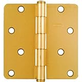 Stanley National Hardware V512RC 4" Door Hinge in Satin Brass [並行輸入品]