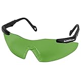 Smith and Wesson Safety Glasses (19793), Magnum 3G Safety Eyewear, IRUV Shade 5.0 Lenses with Black 