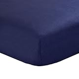 Carter's Sateen Fitted Crib Sheet, Classic Navy by Carter's