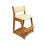 トレッペ グローイングチェア JUC-2892 ナチュラル キャスター付き