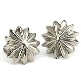 [silver KYASYA]アポロ ビーズ コンチョ 2点セット シルバー 太陽神 飾りボタン 差し込み式 財布 ウォレット スマホケース レザー Tシャツ ハンドメイド カスタム パーツ