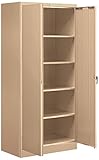 Salsbury Industries標準ストレージキャビネット、78-inch by 18インチ、タン