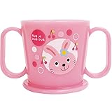 ラブアダブダブ 子ども用コップ ピンク 12.3×7.5×7.3cm/容量:200ml R.トレーニングマグ ウサギ