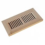 Welland 4 Inch x 10 Inch Maple Hardwood Vent Floor Register Flush Mount Unfinished [並行輸入品]