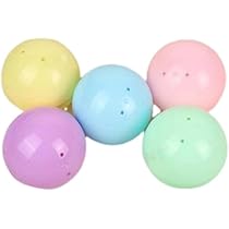 Amazon | 100個セット ガチャガチャ 空カプセル カラフル