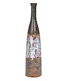 アンティーク風　陶器製の花器【08114】