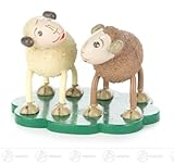 ヒツジ Quatschi のイースターおよびばねおよびおよそ 5 つの cm の鉱石山のステップのスキー高さは年次図装飾を一年中完了します