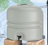 コダマ樹脂工業　ホームダムミニ　110リットル（グレー・丸ドイ用・スタンドなし）