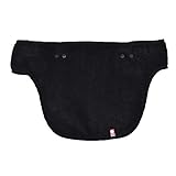 抱っこ紐用 胸カバー よだれカバー エルゴ ergo 今治タオル 日本製 (ブラック)