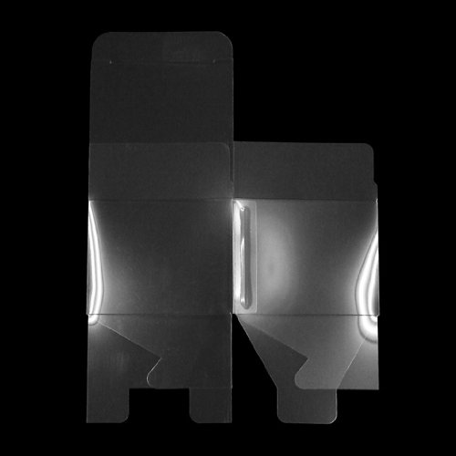 クリア底ロック箱(NO28) 75×75×60◇5枚セット （クリアケース クリア