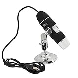 50-500X 2MP メタルスタンド付きUSB8個のLED電子デジタル顕微鏡検査カメラ拡大鏡