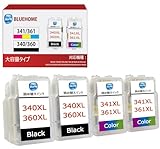 BC-340 / BC-360 BC-341 / BC-361 キャノン 用 インク 360 361 BC-360XL BC-361XL 詰め替えインク 340XL/360XL2本 341XL/361XL2本 合計4本 TS5330 TS5130S TS5130 TS5430 MG3630 インク 純正 と併用可能