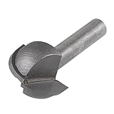 SODIAL(R) ラウンドノーズビット 1/4インチのシャンク付き