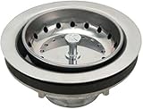 Keeney 1437ss Sink Strainer with春スタイルバスケット、ステンレススチール