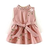 杜屋トヤ　子供　ポルカドット　可愛い　赤ちゃん　スカート　ロングスリーブ　気持ちいい　秋　冬　　ルームウェア　暖かい　ドレス、プリンセスドレス　女の子、花、綿、長袖、Tシャツドレス、2ピース　ピンク、
