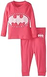 DC Comicsベビー女の子Batガーリー2 Pieceコットン幼児 カラー: ピンク