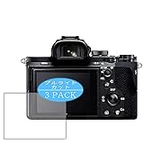 3枚 VacFun ブルーライトカット フィルム ， SONY α7 II ILCE-7M2K ソニー 向けの ブルーライトカットフィルム 保護フィルム 液晶保護フィルム（非 ガラスフィルム 強化ガラス ガラス ）