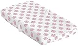 BreathableBaby Changing Pad Cover, Dahlia Fashion/Pink/Gray by BreathableBaby [並行輸入品]