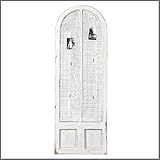 ディスプレイラック 天然木 ディスプレイスタンド アンティーク ｜SHABBYCHIC DISPLAY DOOR B