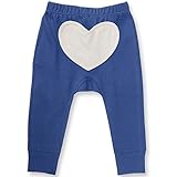 Sapling unisex-baby有機コットンパンツ カラー: ブルー