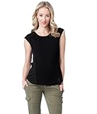 RIPE maternity ジョーダンショートスリーブマタニティトップ サイズXS ブラック S6840