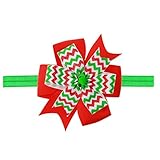 Zhhlinyuan ベビー小物 Baby Girls Toddler Christmas/Photography Pops/Costume/Party Ribbon Bowknot Headband
