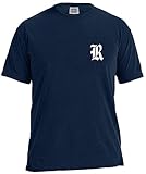 NCAA Rice Owls状態野球靴紐半袖快適カラーTシャツ、スモール、True Navy