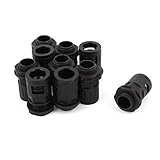 ケーブル管ホース・コネクタのまわりでしわを寄せられる10PcsプラスチックAD10 PG6.5