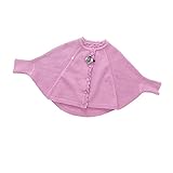 Pojour ベビー服 子供服 女の子ニットカーディガンセーター 冬 防寒 かわいい無地トップス おしゃれ 暖かい 綿 厚手 ベビールームウェア 普段着 カジュアル 旅行 記念日 プレゼント 丸首 パ