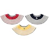 ( チャックル ) chuckle * ボンシュシュ * ボーダー まるい スタイ イエロー サイズなし P8523-00-41