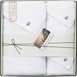 『お返し 初盆 粗供養 香典返し 法要引き出物 などに人気の商品』　矢野紋織謹製白たおる　タオルセット3P　【掛け紙・包装可】