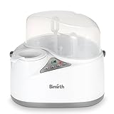 Bimirth 安全 BPAフリー 多機能 電気ボトルウォーマー 滅菌器 ミルクヒーター 加熱 大容量