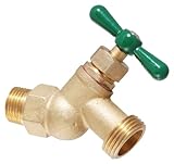 Ldr 1 / 2インチボールホースBibbバルブ 1/2-Inch MIP X 3/4-Inch 020 7723 1