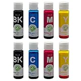 キャノン用 CANON用 詰め替えインク (BK/C/M/Y)BC-310/311 BC-340/341 BC-345/346 BC-360/361 BC-365/BC-366 4色2セット(合計8本)各30ml 器具付 個包装