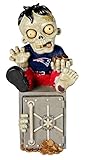 新しいEngland PatriotsゾンビFigurine Bank