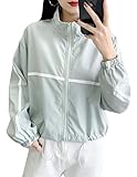 [Alppv] ブルゾン ジャケット レディース 春秋 ショートコート 薄手 ウィンドブレーカー 学生ジャンパー ゆったり アウター カジュアル スタジャン スポーツ風DAL-2