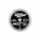 Amana Tool Mamba Series MA8560 Thin Kerf Fine Cut 8-1/2-Inch x 60 Tooth x ATB+F Grind 5/8-Inch Bore 