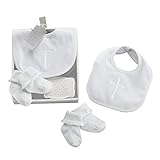 Baby Aspen Beautiful Blessings Bib and Sock Gift Set, White by Baby Aspen [並行輸入品]