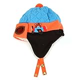 (よキーよ)Yokeeyo ニット帽子 耳あて パイロット風 子供 あったか 帽子 ベビー キッズ かわいい 男の子 女の子 男女児 秋冬 防寒 防風 スタイリッシュ 楽しみ4色