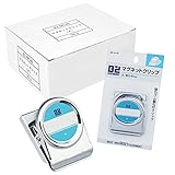 ニッケン文具 マグネットクリップ 大 40mm幅 強力 10個 シルバー B2-MC40-10