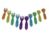 The First Years Take & Toss Toddler Fork And Spoon Flatware, Colors May Vary by The First Years [並行輸