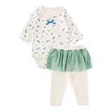 (チャックル) chuckle *スウィートガール*小花柄ロンパース&スカッツセット アイボリー 60-70cm P3178-70-11